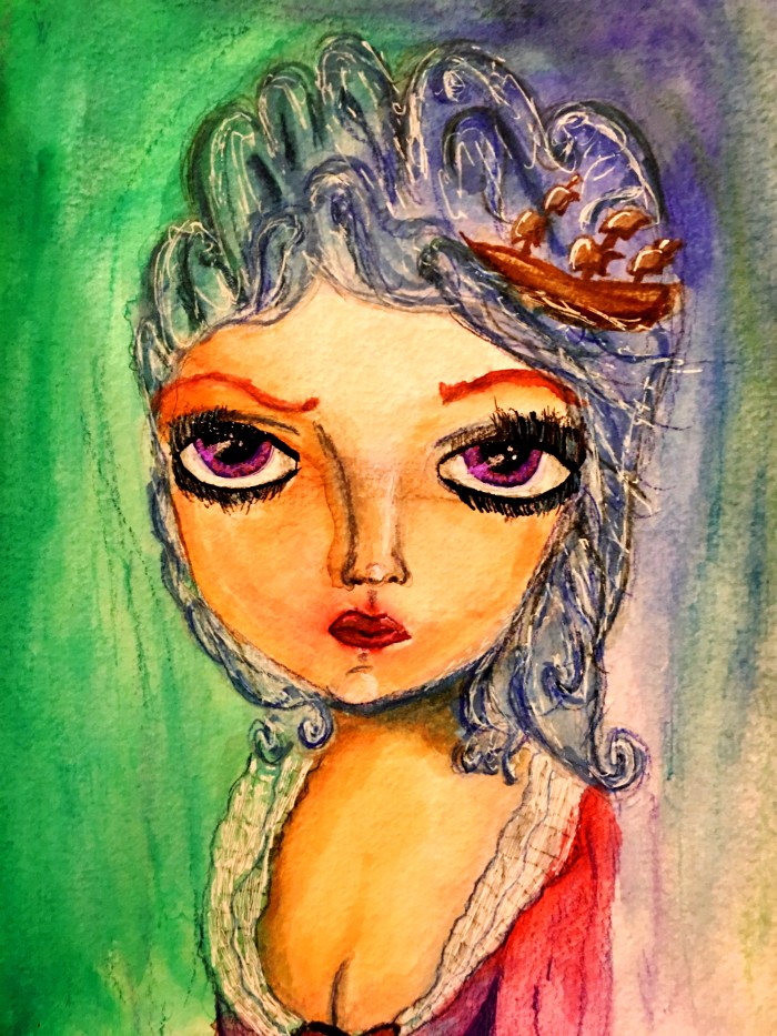 Lady watercolor final